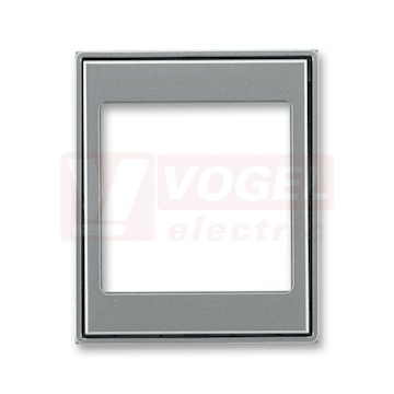 5016E-A00070 36 Kryt přístroje osvětlení s LED, AudioWorld nebo adaptéru Profil 45; ocelová - Element, Time (Arbo)